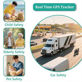 2 Pack Gps Tracker And 2 Keychains For Vehicles Work With Find My (Ios Only) Real Time Hidden Mini Car Locator Tracking Global Coverage Device No Monthly Fee Or Subscription No Sim Card Required
