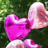 18 Inch Pink Heart Balloons Foil Balloons Mylar Balloons For Party Dec