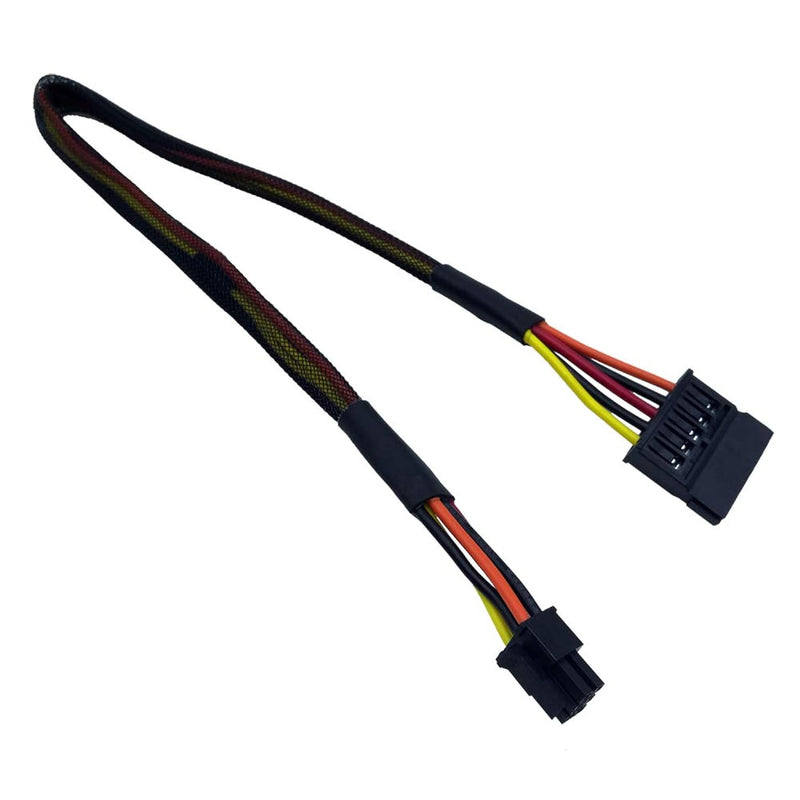 Hdd Sata Power Cable Replacement Sata 15 Pin To Mini 6 Pin Atx Adapter For Del