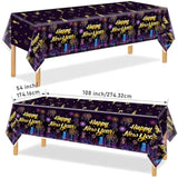 3 Pcs 2026 New Year Eve Tablecloths for Party and Table Decorations