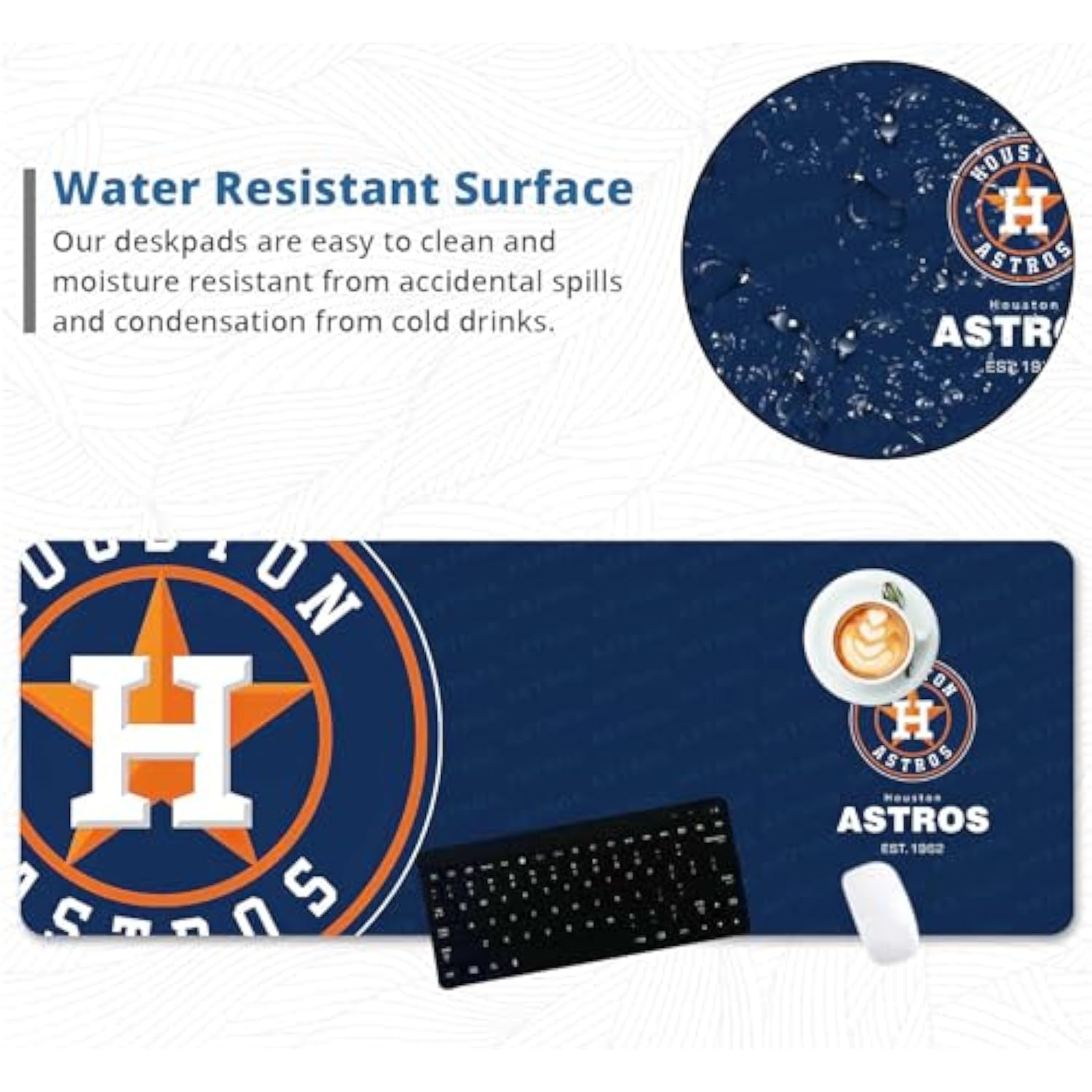 Large Gaming Mousepad Xxl Big Cute Desktop Mat Laptop Keyboard Mouse Mat Desk Pad Big With Stitched Edges Non-Slip Rubber Base Mousepad