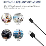Micro Usb Cable, 2 Pack [10Ft, 10Ft], Fast Charging Cable, High Speed Data Tra