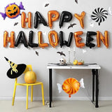 Halloween Foil Balloons: Pumpkin & Candy Party Decorations
