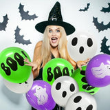 Ghost Latex Balloons Halloween Party Decorations Spooky Theme Supplies
