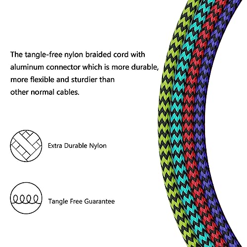 Type C Charger 10Ft 4-Pack Type C Charger Fast Charging Nylon Braided Usb C Cable For Samsung Galaxy S21 S20 S10 Plus Note 10 Lg Google Pixel Moto