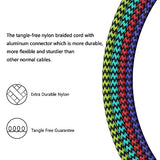 Type C Charger 10Ft 4-Pack Type C Charger Fast Charging Nylon Braided Usb C Cable For Samsung Galaxy S21 S20 S10 Plus Note 10 Lg Google Pixel Moto