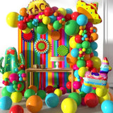 159pcs Fiesta Balloon Arch Kit – Cactus, Taco & Llama Balloons for Cinco de Mayo andParties