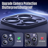 Designed For Iphone 14 Pro Max Case, Compatible With Magsafe, With Privacy Screen Protectors X2, [Camera Protection] [15Ft Military Drop Protection] Shockproof Phone Case, 6.7", Black