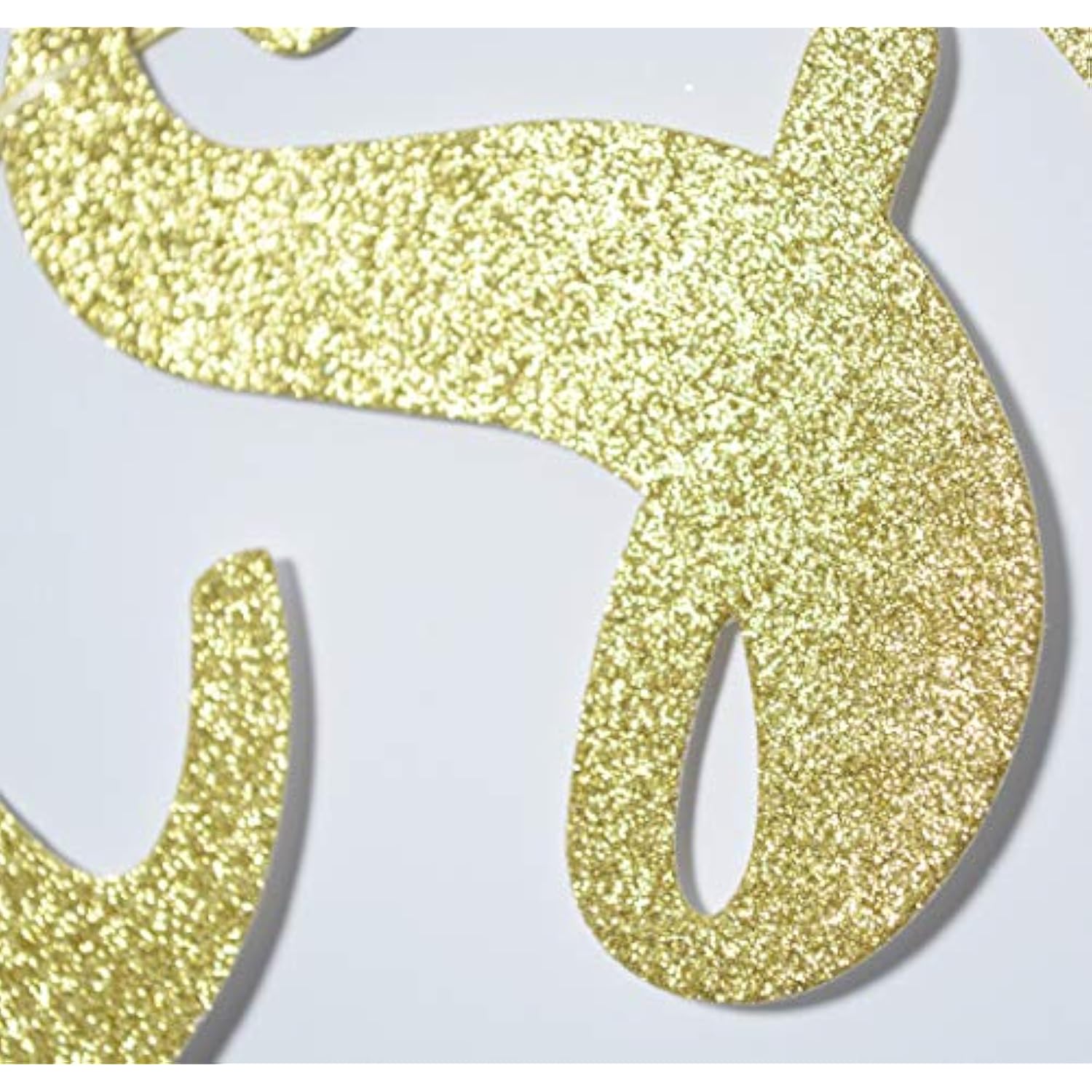 Best Day Ever Banner Hanging Garland For Wedding Decorations Bridal Shower Photo Prop Engagement Party Sign (Gold Glitter)