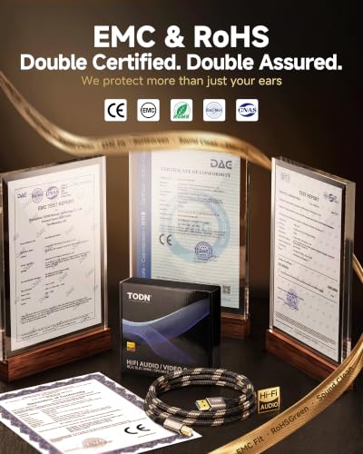 Audiophile USB Printer Cable with Upgraded 4-Core OCC, USB A to USB B Cable for Computer to DAC/Sound Card/Amps/Piano (3ft/1m)