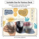 God Is My Strength And Shield Funny Mouse Pad For Desk, Workplace Mousepad Gifts For Women, Inspirational Christian Gifts For Mom Daughter, Christmas Appreciation Present For Friend Coworker