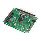 Cablecc Low Profile Half-Heigh mSATA SSD to 2.5 inch IDE 44pin Hard Disk Case