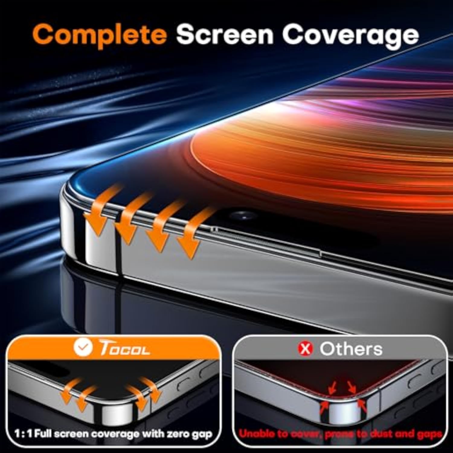 Clear Screen Protector for iPhone 16