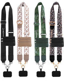 Clip and Go Strap for Phone with Wallet Crossbody, Phone Lanyard Adjustable Phone Strap with Zippered Pouch, Anti Theft Cellphone Lanyard with Purse,
