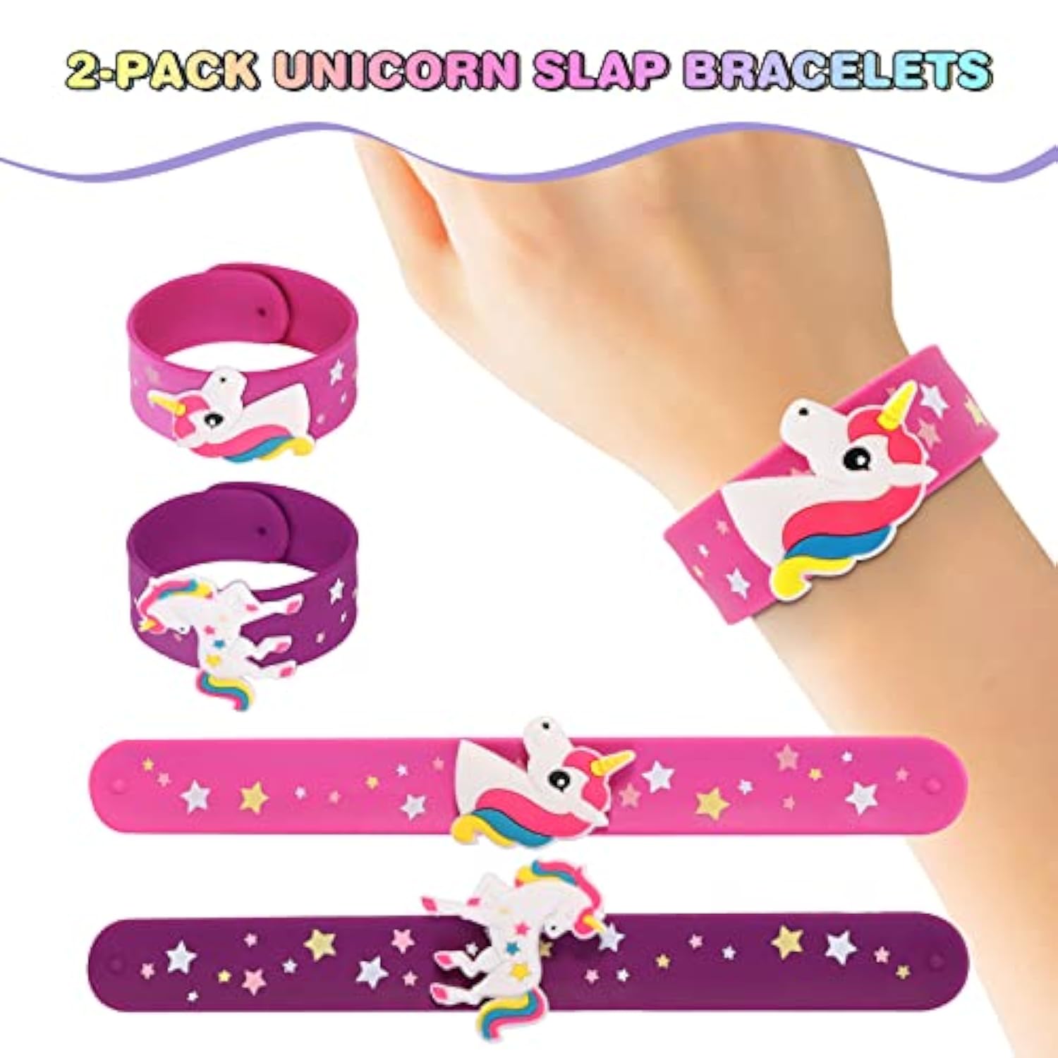 Unicorn Headphones For Girls Kids For School, Kids Bluetooth Headphones With M
