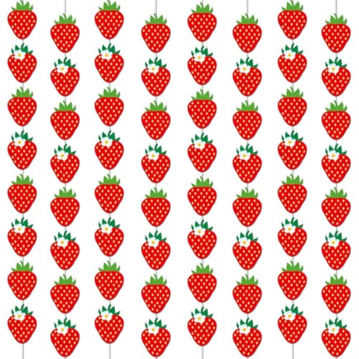 12 Pcs Strawberry Birthday Party Banners Strawberry Garland Banner Decorations Berry First Hanging Swirl Kit Cutouts For Girls Baby Shower Party Supplies Decor