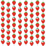 12 Pcs Strawberry Birthday Party Banners Strawberry Garland Banner Decorations Berry First Hanging Swirl Kit Cutouts For Girls Baby Shower Party Supplies Decor