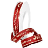 Grosgrain Ribbon Petite Celebration, 5/8"" X 25 Yd, Merry Christmas (7581.16/25-1005)