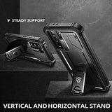 for  Galaxy S21+ Plus Case, [Built in Screen Protector and Kickstand] Heavy Duty Military Grade Protection Shockproof Protective Cover for