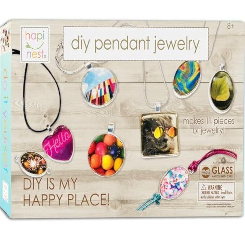 Jewelry Making Kit For Girls Arts And Crafts Gifts Ages 8 9 10 11 12 Years Old And Teens - 11 Charm Pendants, 9 Necklaces, 2 Bracelets