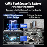 40V 4000mAh Replacement Lithium Battery for Kobalt 40V Power Tools