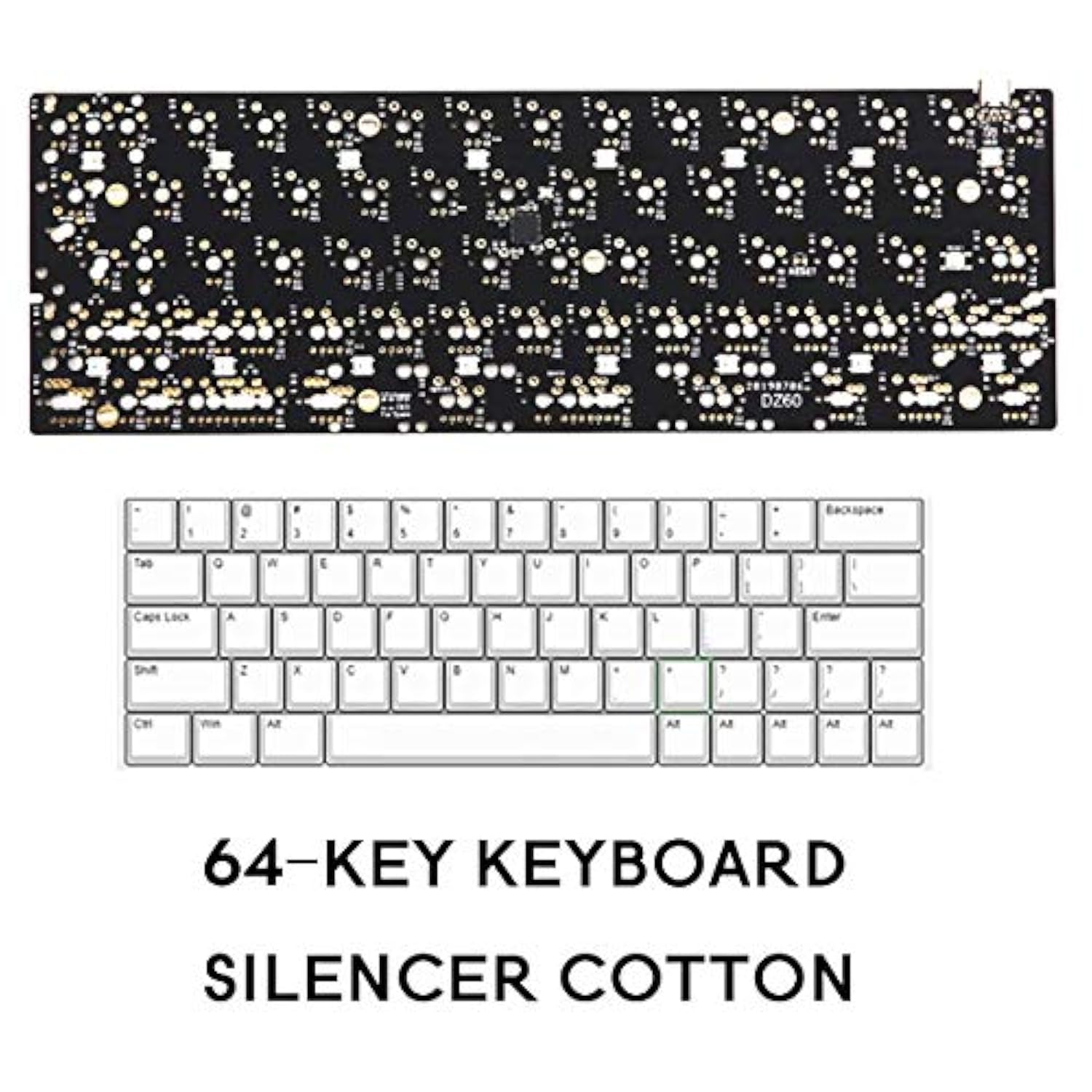 Switch Sound Dampeners Sheet Soft Landing Pads Dimple Foam Sponge (64 Left Lay