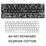 Switch Sound Dampeners Sheet Soft Landing Pads Dimple Foam Sponge (64 Left Lay