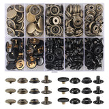 200 Pieces (50 Sets) 15Mm Leather Snap And Fastener Kit 5/8 Inches (15