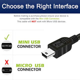 Camera Usb Cable, Mini Usb Data Transfer Cord For Canon Powershot/Rebel/Eos/Ds