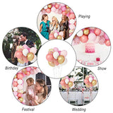 164Pcs Rose Gold Pink Balloons Garland Arch Kit Light Pink Gold White Confetti Latex Metallic Balloons For Birthday Decorations Baby Shower Wedding Graduation Mothers Day Party Decorations