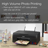 Pixma G620 Wireless Megatank Photo All-In-One Printer [Print, Copy, Scan], Black,Works With Alexa
