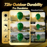 Pro Duralatex Green Balloons - 3.2G Premium 100 Pack 12 Inch Dark Green Balloons For Long-Lasting Professional Party Decorations, Large Birthday Wedding Christmas Party