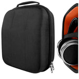 Geekria Shield Headphones Case Compatible with HiFiMAN Shangri-LA jr, Deva-Pro, DEVA, Sundara-C, Sundara, Arya, Ananda, Replacement Hard Shell Travel Carrying Bag with Cable Storage (Black)