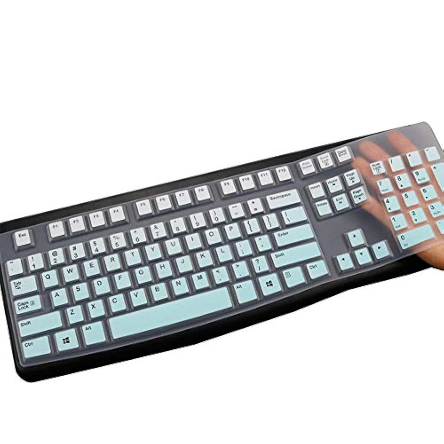 Keyboard Cover Skin Protector for Logitech MK120 K120 Wired Keyboard