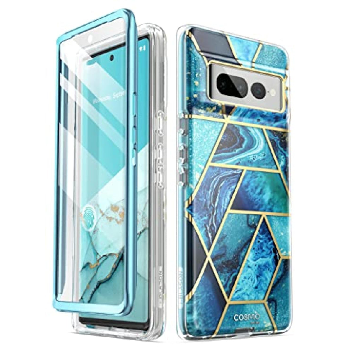 Slim Full-Body Stylish Protective Case with Built-in Screen Protector for Google Pixel 7 Pro Case