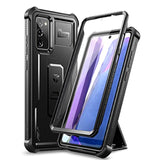 For Samsung Galaxy Note 20 5G Case, [Built In Screen Protector And Kickstand] Heavy Duty Military Grade Protection Shockproof Protective Cover For Samsung Galaxy Note 20 Black