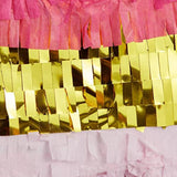 Pink & Gold Number 6 Pinata: 6th Birthday Party Decoration (16.5"x11")