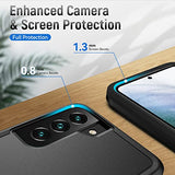 For Galaxy A14 5G Phone Case,With Screen Protector,Heavy-Duty Tough Rugged Shockproof Protective Phone Case For Samsung A14 5G, Black