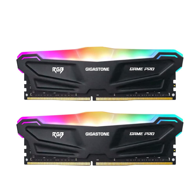 Ddr4 Ram Black Rgb Game Pro Desktop Ram 16Gb (2X8Gb) Ddr4 16Gb Ddr4-3200Mhz Pc