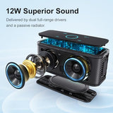 SoundBox Touch Wireless Bluetooth Speaker-12W HD Sound with Rich Bass, IPX5 Waterproof, 20H Playtime, Handsfree, for Gatherings, Home, Office,