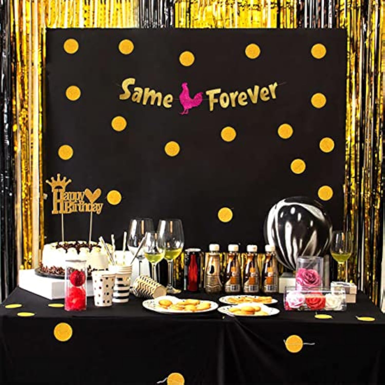 Funny Bachelorette Party Gold Glitter Banner – Gay Bachelor Party Decorations, Favors And Supplies