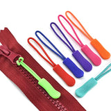 120Pcs Zipper Pulls Zip Extension Fixer With Nylon Rope Replacemen For