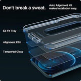 Spigen Tempered Glass Screen Protector [GlasTR EZ FIT] designed for iPhone 12 Pro Max (2020) [6.7 inch] [Case Friendly] - 2 Pack