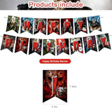 Friday the 13th Party Supplies Horror Jason Banner Cake Toppers Balloons Decor