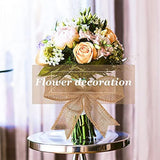 20 Yards Natural Burlap Ribbon Fabric Craft Ribbon Diy Wrapping Burlap