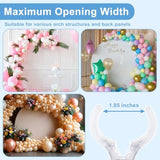 20Pcs Balloon Arch Clips Transparent Large Plastic Backdrop Clips Spring Clamps 3.54Inch Heavy Duty Clamps For Balloon Arch Crafts Backdrop Woodworking Photography Studios