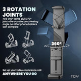 Airplane Phone Holder, 360° Rotation Travel Mount Clip, Portable Foldable Airplane Essentials Phone Holder For Tray Table, Travel Airplane Essentials For Women And Men And Toddlers, Voyage Gadget