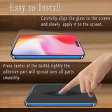 (2 Pack) Matte Glass Screen Protector For Iphone 15 / Iphone 15 Pro (6.1-Inch) Tempered Glass Film, Anti Glare, Anti Fingerprint, Ultra-Smooth