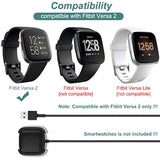 Charger For Fitbit Versa 2, Replacement Charging Cable Dock With 3.3Ft Usb Cord For Fitbit Versa 2 Smart Watch [2 Pack]