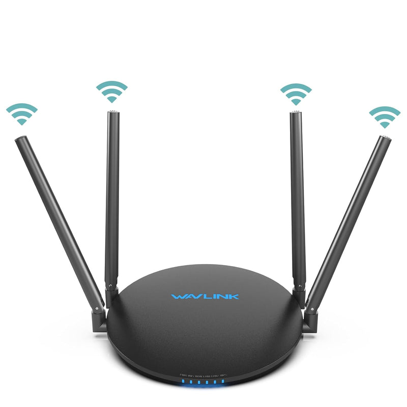 WiFi Router 1200Mbps, WAVLINK Wireless Router Dual Band 5GHz+2.4GHz WiFi 5 Rou